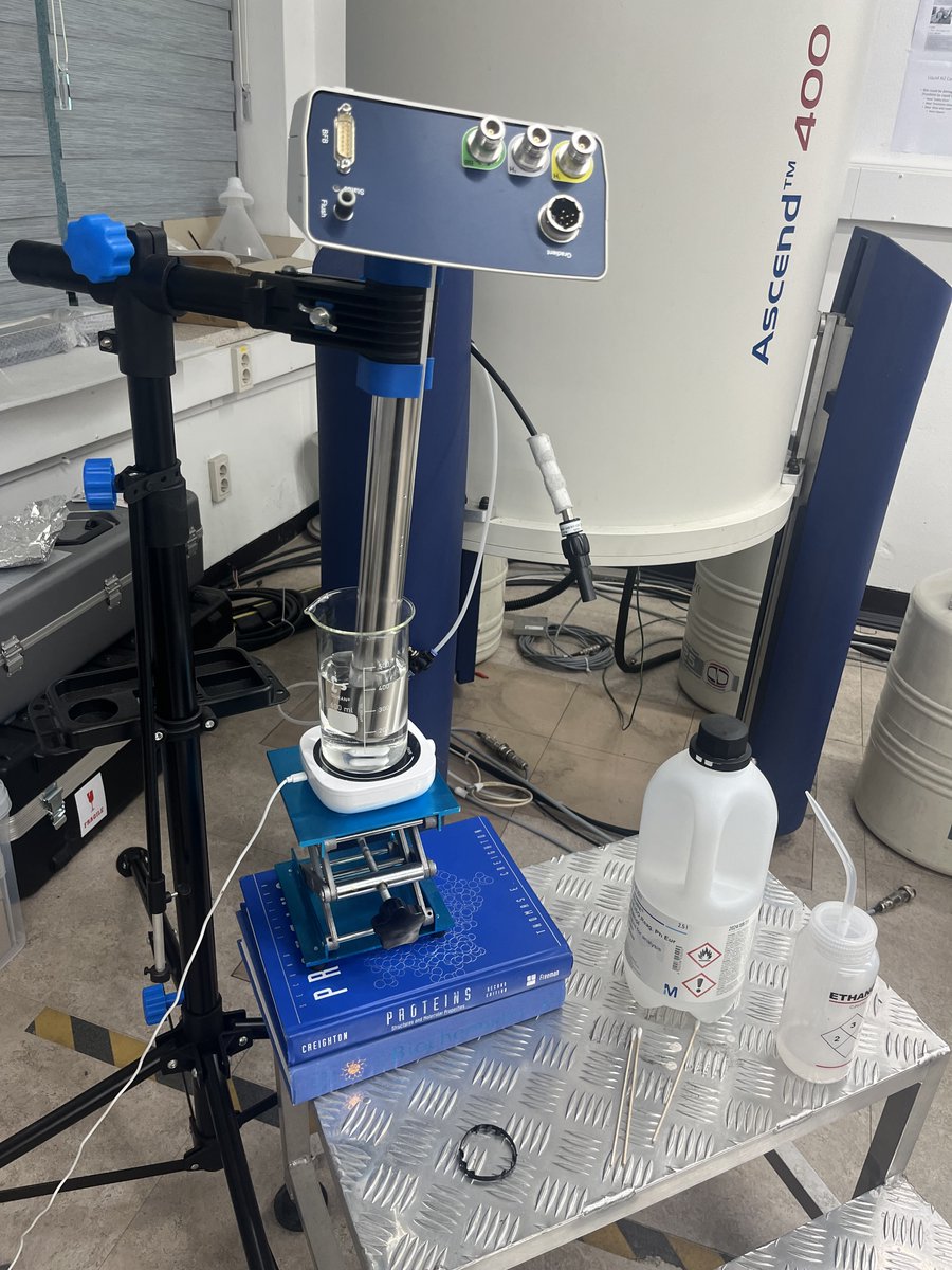 ChemNMRKAIST's tweet photo. [Notice] contamination happens on AVHD400 (VT-NMR) at last night is cleaned. https://t.co/U5ZYcMYJgN