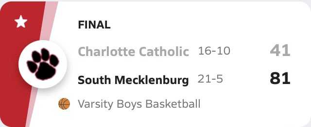 SoMeck4AHoops (@someck4ahoops) on Twitter photo SoMeck Boys Roind 1 Playoff Action
<a href="/AKbasketball/">AK Basketball</a> advance as <a href="/brettfreemann/">Brett Freeman</a> hits game winner in OT.  Score 70 - 68.  
@MyersPark_Hoops rolls Mallard Creek 82 - 45.  Will play AK in rd 2.
@SM_Sabres upends <a href="/GoCCHS/">CharlotteCatholicHS</a> by 40.
<a href="/AthleticsPuma/">Palisades Athletics</a> looses to Mt Tabor 44 - 68. SoMeck Boys Roind 1 Playoff Action
<a href="/AKbasketball/">AK Basketball</a> advance as <a href="/brettfreemann/">Brett Freeman</a> hits game winner in OT.  Score 70 - 68.  
@MyersPark_Hoops rolls Mallard Creek 82 - 45.  Will play AK in rd 2.
@SM_Sabres upends <a href="/GoCCHS/">CharlotteCatholicHS</a> by 40.
<a href="/AthleticsPuma/">Palisades Athletics</a> looses to Mt Tabor 44 - 68.