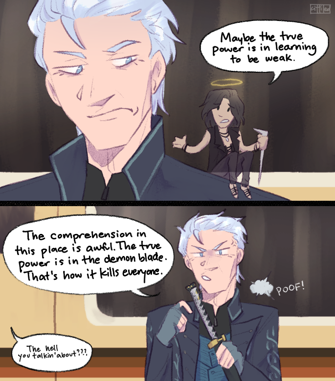 #dmc5 Vergil's still working through some bad habits