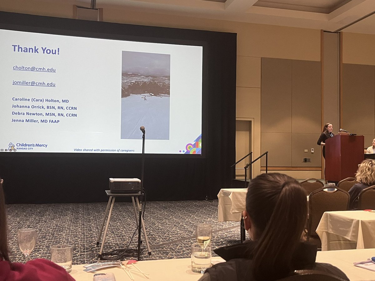 Jenna Miller, MD (@jennamillerkc) on Twitter photo Sharing the extubated on ecmo cohort <a href="/ChildrensMercy/">Children's Mercy</a>
40 patients
85% survival to Decan
50% on room air at some point
Complications no different between extubated and non extubated
Only 8% of our total runs so it’s not one size fits all!
Presented by <a href="/crholton/">Cara Holton</a>!
#pedsicu Sharing the extubated on ecmo cohort <a href="/ChildrensMercy/">Children's Mercy</a>
40 patients
85% survival to Decan
50% on room air at some point
Complications no different between extubated and non extubated
Only 8% of our total runs so it’s not one size fits all!
Presented by <a href="/crholton/">Cara Holton</a>!
#pedsicu