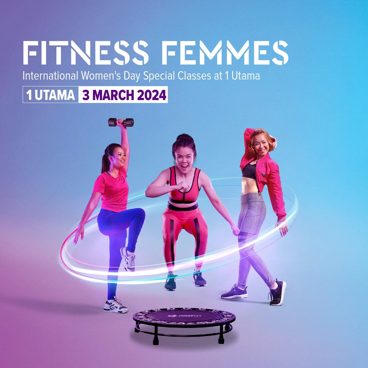 Ticket2uComMy's tweet photo. ✨ Ladies, mark your calendars! Join our special classes at Celebrity Fitness 1 Utama on March 3rd. It's time to glow up, sweat it out, and have a blast with your besties. 🎉💖 

Secure your spot here - https://t.co/2y3AqlGU4a

#CelebrityFitnessMalaysia #Bethemaincharacter #Ticket2U