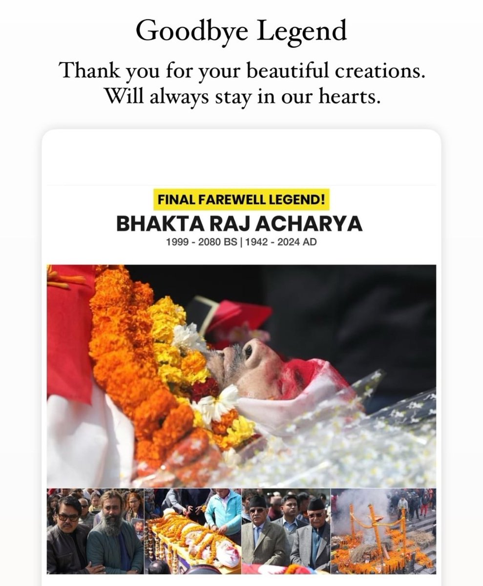 vibes1o's tweet image. Goodbye Legend !!
Thank you for your beautiful creations. Will always stay in our hearts.