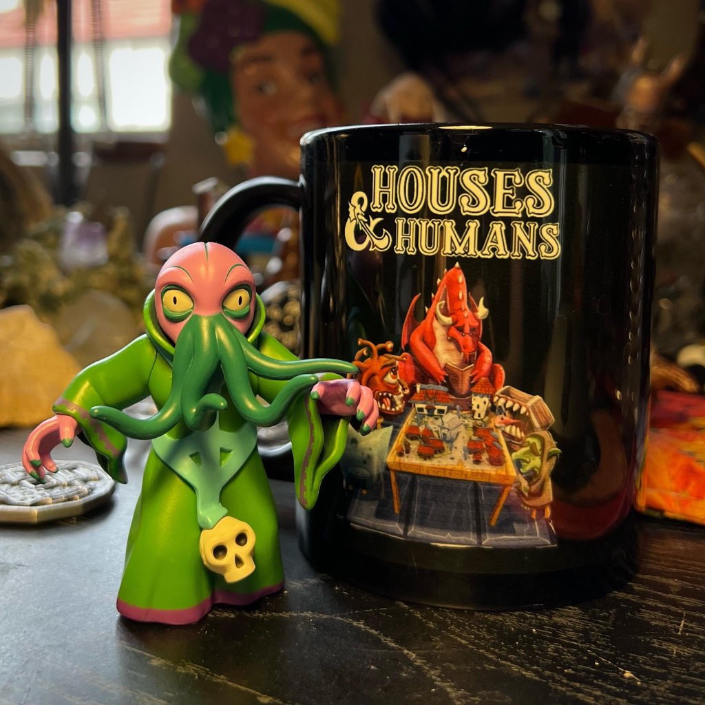 FrankTodaroVO's tweet photo. Roll with disadvantage on all charisma ability checks before morning coffee. 

#MindFlayer #DungeonsAndDragons #DnD #2e #5e #Underdark #Illithid #KidRobot #Toys #ToyCollecting #MindBlast #ADnD https://t.co/hJntZrkRRw