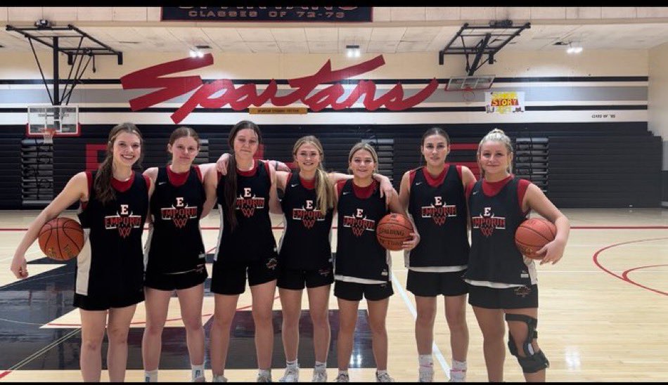 One of this weeks stops📍

Emporia (5A, 19-1) Girls Basketball

<a href="/KeatonCoadSIK/">Keaton Coad</a> was at practice this week to catch up with the girls. We will hear from them tomorrow at <a href="/sportsinkansas/">Sports in Kansas</a> #sportsinkansas