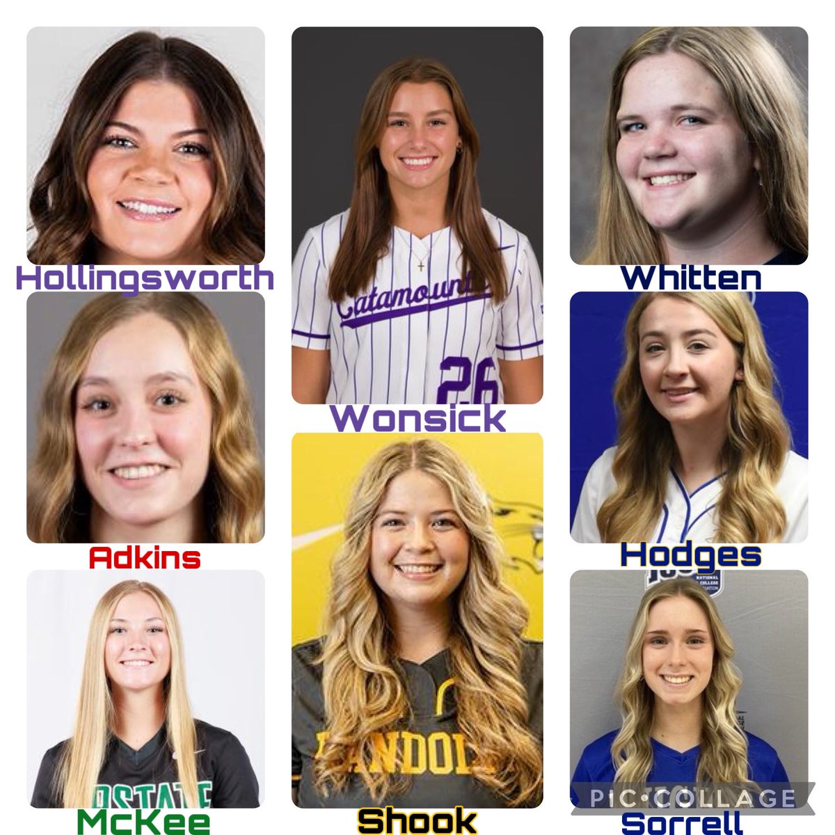 Team North Carolina Shook (@teamncshook) on Twitter photo So exciting to see the 23’s doing their thing at college this spring! Hope you have a wonderful freshman season!! #TeamNCShook
<a href="/Gracehollings18/">Gracie Hollingsworth</a> <a href="/HaleighAdkins3/">Haleigh Adkins</a> <a href="/Grace_Mckee2023/">Grace Mckee</a> <a href="/beckawonsick21/">Becka Wonsick</a> <a href="/ChesneyShook/">Chesney Shook</a> <a href="/WhittenBerkeley/">Berkeley Whitten</a> <a href="/sydneygrace2023/">Sydney Hodges</a> <a href="/emmasorrell5/">emma sorrell</a> So exciting to see the 23’s doing their thing at college this spring! Hope you have a wonderful freshman season!! #TeamNCShook
<a href="/Gracehollings18/">Gracie Hollingsworth</a> <a href="/HaleighAdkins3/">Haleigh Adkins</a> <a href="/Grace_Mckee2023/">Grace Mckee</a> <a href="/beckawonsick21/">Becka Wonsick</a> <a href="/ChesneyShook/">Chesney Shook</a> <a href="/WhittenBerkeley/">Berkeley Whitten</a> <a href="/sydneygrace2023/">Sydney Hodges</a> <a href="/emmasorrell5/">emma sorrell</a>