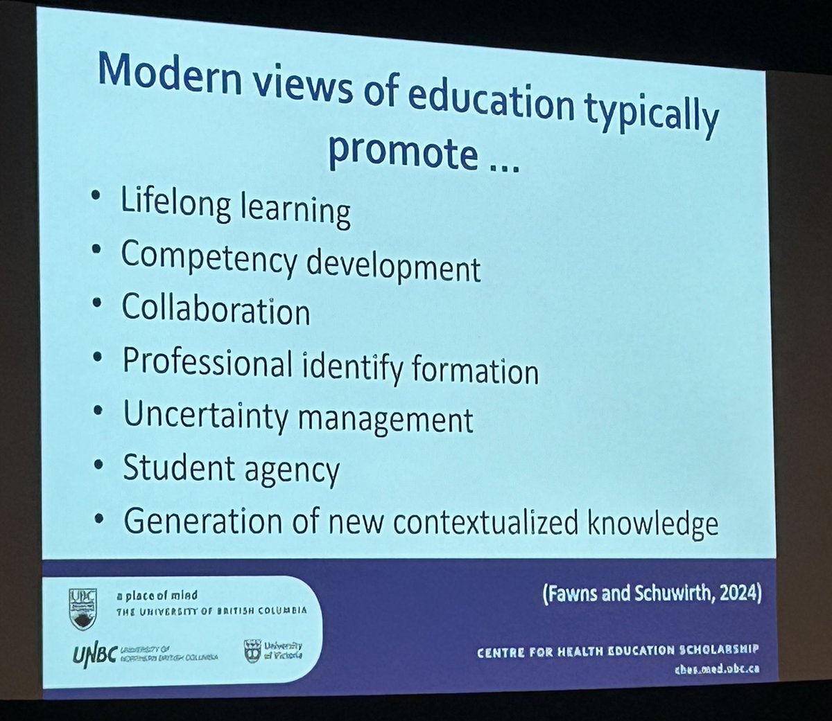 Are these same #education views promoted in #assessment?  

Are they promoted deeply &amp; repeatedly via our staff review/#promotion models? 

I’m not sure I’ve ever been asked to show evidence of these. And I should. #CultureMatters #ChangeIt #Ottawa2024