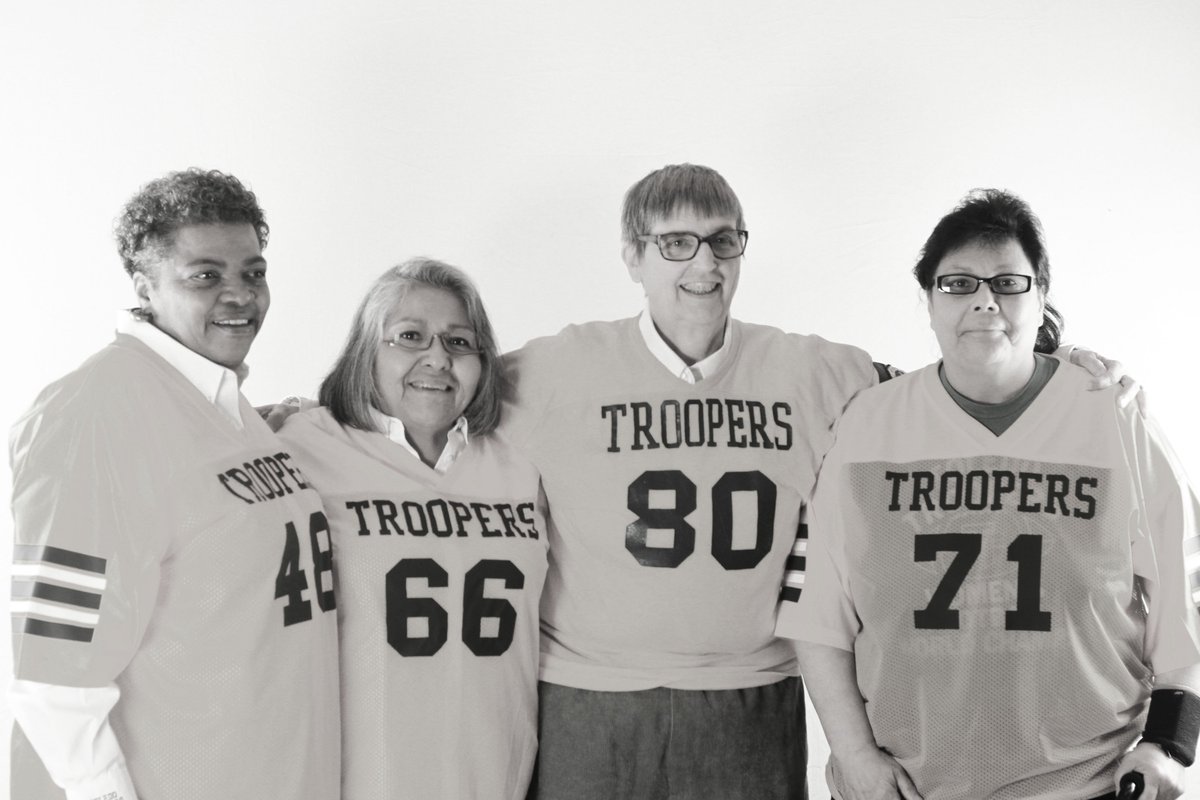 ToledoTroopers's tweet photo. Linda, Olivia, Eunice, Gloria. Forever Champions. #WNFL at 50 https://t.co/W1kHA5GQjx