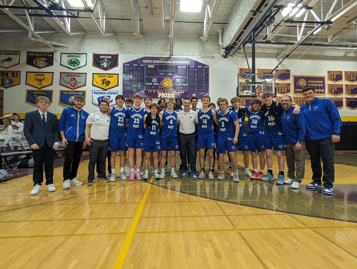 West 65. Ike 64. OT. Big time win! LaValle drains game winning 3 with 6 seconds left. Another Playoff road win for the Wolverines! Great preparation and toughness. #Classic8strong #Believe
