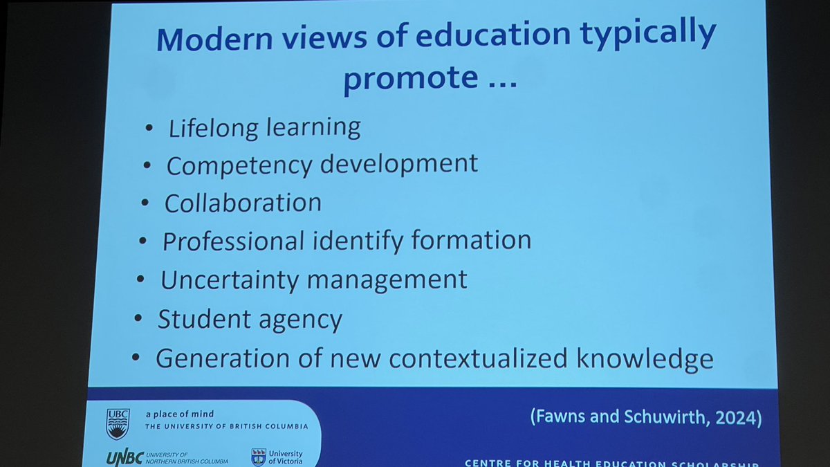 “If these are are modern views I’d #education, they must be our modern views on #assessment.” #Ottawa2024 QT @kevineva72