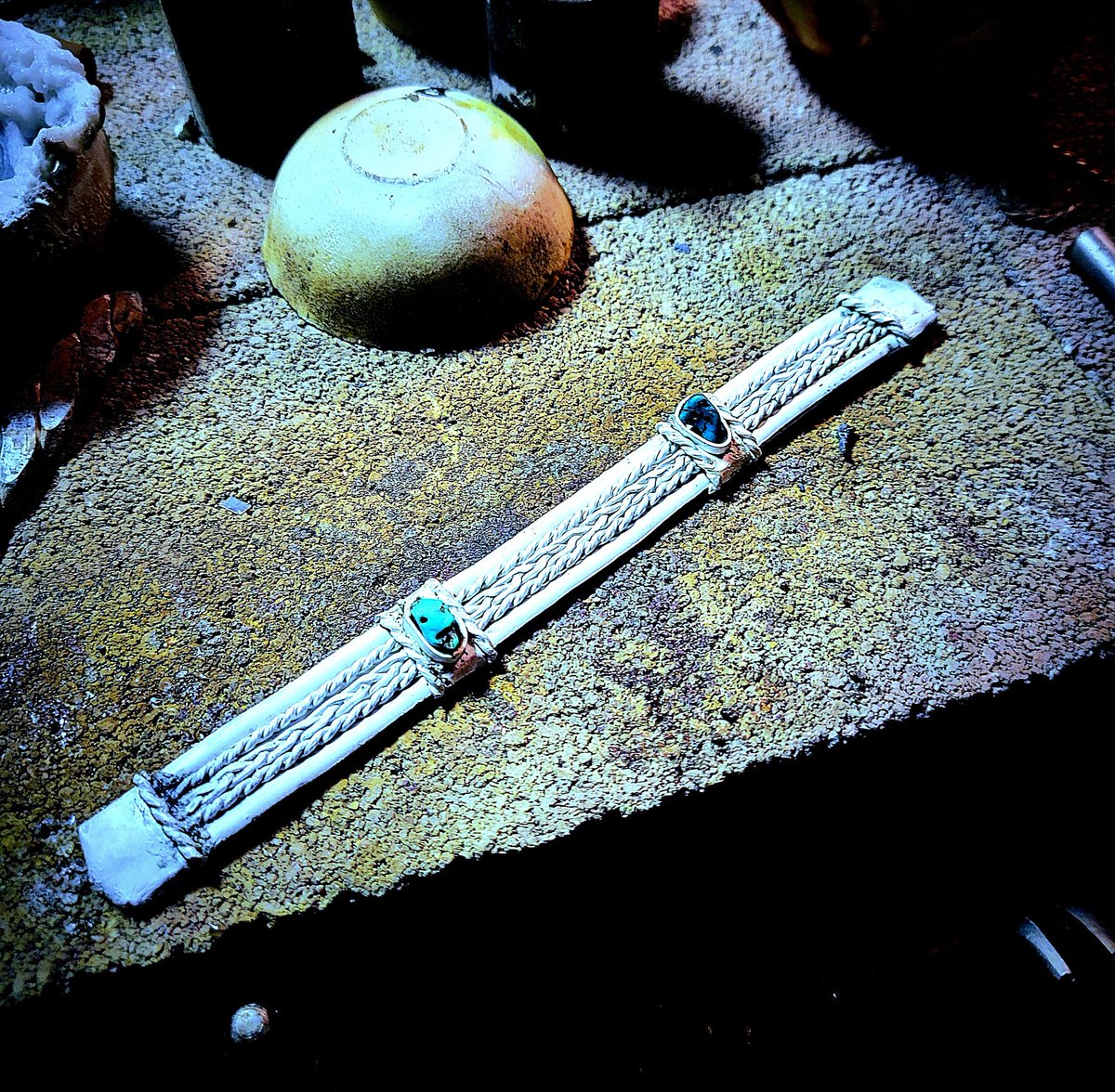 jon_torgerson's tweet image. I'm gonna have to pull more silver and turquoise out of this mountain I waste away on. 

Plus, it's good for me to get some fresh air. 😂🏴‍☠️👑 #RåvnsveðSmithery #NorseDesigns #NativeInspired #Silversmith #FineSilver #madefromScratch #touchGrass