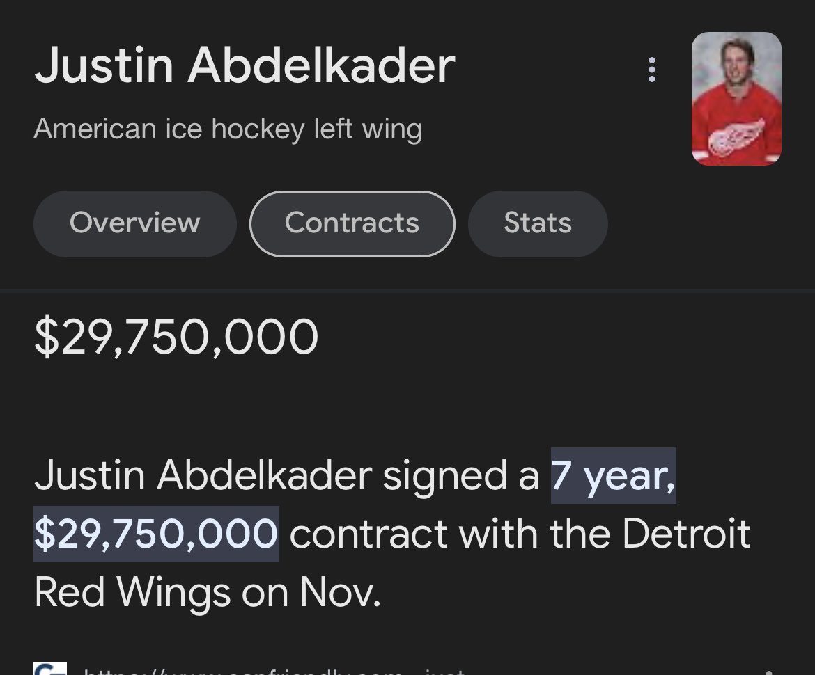 Tland14's tweet photo. @Rogue_Michigan @Kroske99 @JimCosta_ Not to mention spending at least 3 years getting rid of contracts like this beautiful signing by Kenny https://t.co/khyJsZHHNM