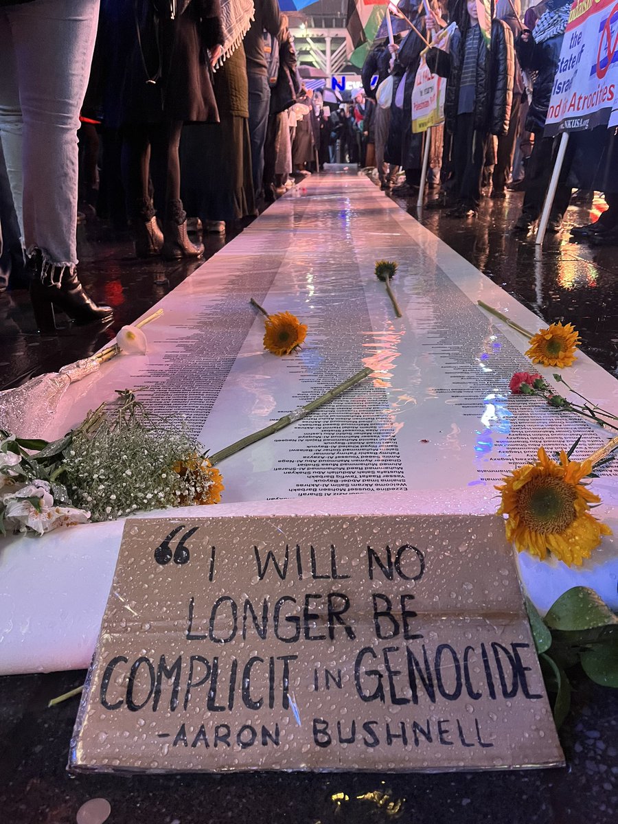 From tonight’s vigil in NYC.