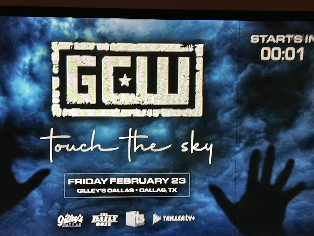 KINGofDaFUNK81G's tweet photo. Finally, catching the @GCWrestling_
Touch The Sky #GCWSky REPLAY!
Mann, crazy to see @DailyOoze & @ThirdStringEnt at the bottom of a @FiteTV PPV. Dallas Boyz Up a 1000.
JUNE 29TH
WE BACK AT @GILLEYSDALLAS! https://t.co/g5nNGnxaNk