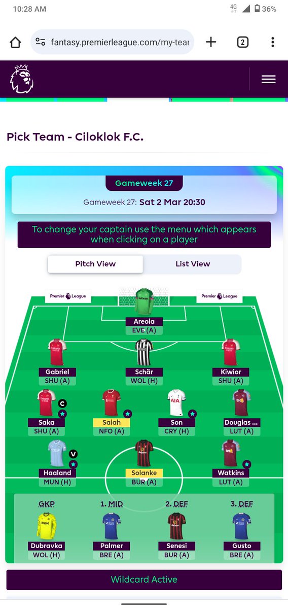 Dai_21's tweet photo. @BigManBakar Please advise on my WC 🙏, In the bank : 0.2 https://t.co/kt3yjUnS8u