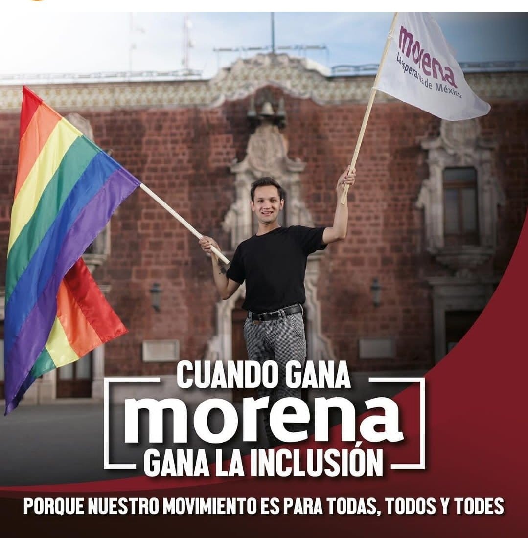 GonzKinich's tweet photo. #OrgulloMorena
La #4TAvanza 🏳️‍🌈🏳️‍⚧️ https://t.co/QYHEaDkxcC