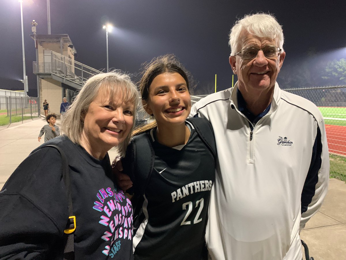 So <a href="/kparkgirlsoc/">KPark Girls Soccer</a> Teacher Appreciation night was a hit because <a href="/arleighDoehring/">arleigh doehring</a> created an amazing gift I will keep forever. And my mom and dad got to see <a href="/SydneyOrtiz22/">Sydney Ortiz</a> win again. Beautiful night for watching some of my favorite people play soccer. ⚽️