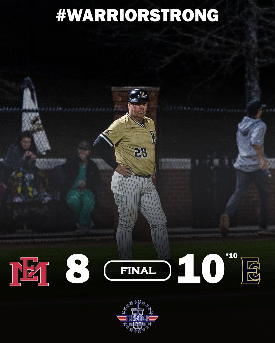 In the bottom of the tenth inning, Brady McGee smashed a home run over left field, giving the Warriors a walk-off victory!

#WarriorStrong