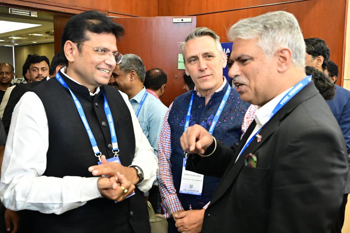 Pleased to attend <a href="/BioAsiaOfficial/">22nd BioAsia 2025</a> with <a href="/harjinderkangUK/">Harjinder Kang</a> and discuss with <a href="/OffDSB/">Sridhar Babu Duddilla</a> the opportunities for deeper 🇬🇧🇮🇳collaboration in life sciences 

#BioAsia2024