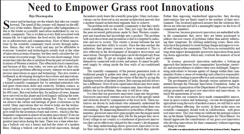 My article in today's Daily Excelsior,dailyexcelsior.com/need-to-empowe…