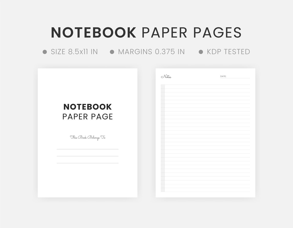 GraphicMarts's tweet photo. 📝 Get organized with our Notebook Lined Paper Pages Printable Template - the perfect solution for your note-taking needs! 📓✍️ #PrintableNotebook #LinedPaper #organization 
https://t.co/DTjE471l8g https://t.co/zbGIXfwfBy