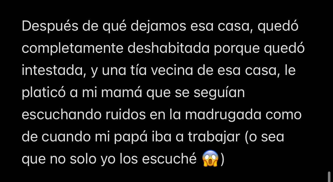 ImCosmetologa's tweet photo. @BeautyOfertasMx Les dejo mi historia. 
Cabe mencionar que en esa casa (que era de mis abuelos) por su tamaño, espacio y distribución, velaban a todos los familiares que fallecían 😵‍💫 y desde niños escuchábamos cosas o nos querían abrir puertas en las madrugadas 🫣 https://t.co/JhXAcInHXB