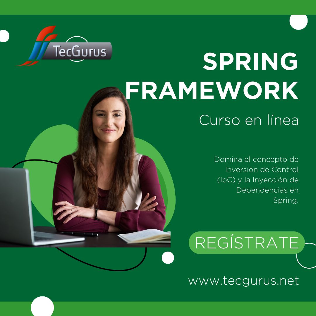 tecgurusnet's tweet image. 🌱 Descubre los fundamentos de Spring Framework y su relevancia en el desarrollo empresarial moderno. 

¡Inicia tu travesía el 13 de abril con 35 horas de aprendizaje!

🚀 buff.ly/3UWPb4N

#SpringFramework #DesarrolloJava #SoyGuru