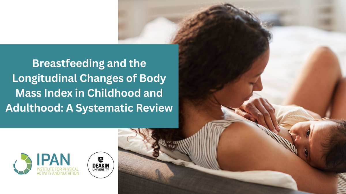 Deakin IPAN (@deakinipan) on Twitter photo A world-first review by IPANās Dr <a href="/JazzminZheng/">Jazzmin Miaobing Zheng</a> has revealed breastfeeding could play an important role in preventing obesity, finding it has a beneficial and sustained association with on body weight from early childhood to early adulthood.
Read more: bit.ly/49vTNmX A world-first review by IPANās Dr <a href="/JazzminZheng/">Jazzmin Miaobing Zheng</a> has revealed breastfeeding could play an important role in preventing obesity, finding it has a beneficial and sustained association with on body weight from early childhood to early adulthood.
Read more: bit.ly/49vTNmX