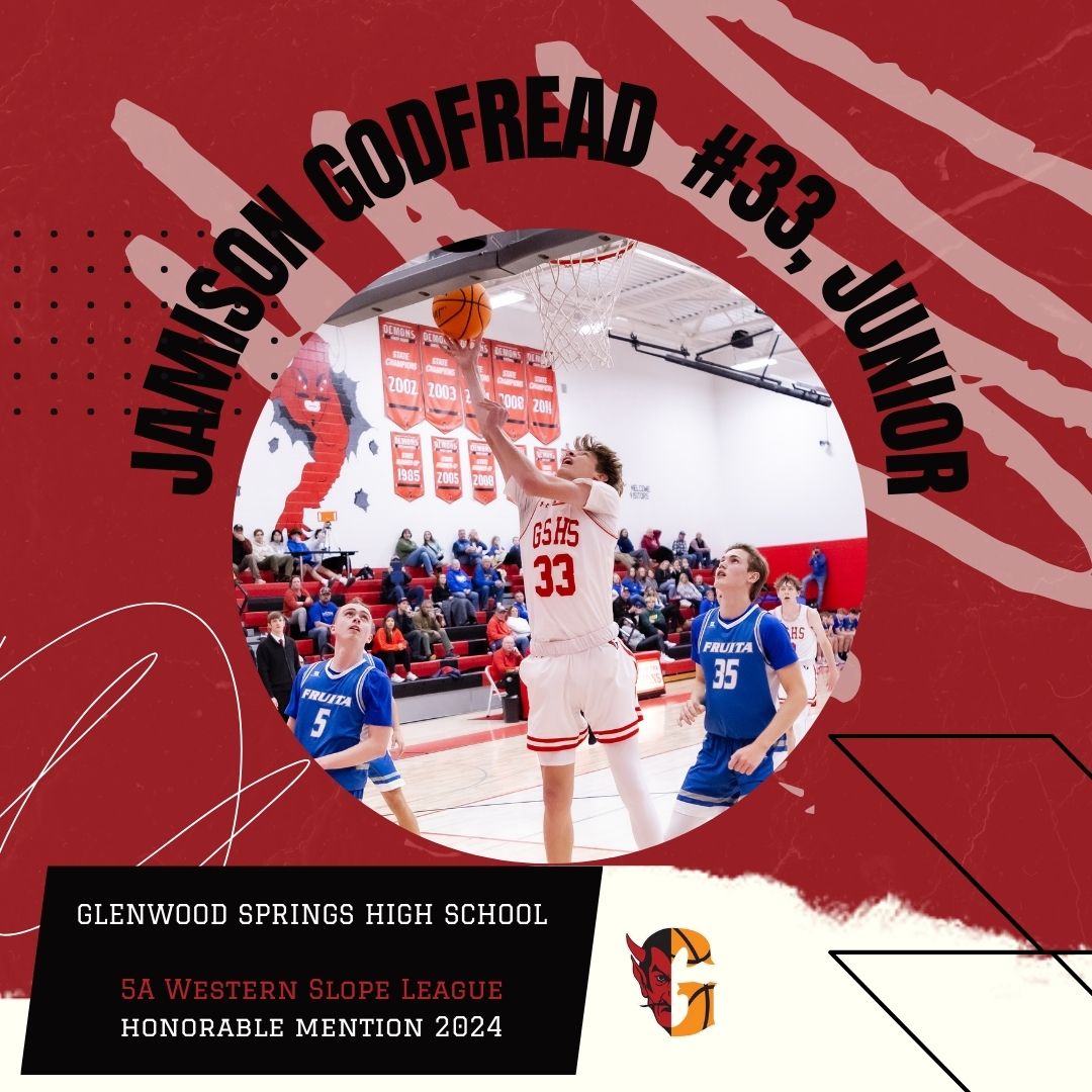 GSHS Boys Basketball (@gshsbbasketball) on Twitter photo Congratulations Jamison Godfread being awarded 5A Western Slope League Honorable Mention, 2024
<a href="/mchilson21/">Matt Chilson</a> <a href="/gsdemonsports/">Glenwood Athletics</a> Congratulations Jamison Godfread being awarded 5A Western Slope League Honorable Mention, 2024
<a href="/mchilson21/">Matt Chilson</a> <a href="/gsdemonsports/">Glenwood Athletics</a>