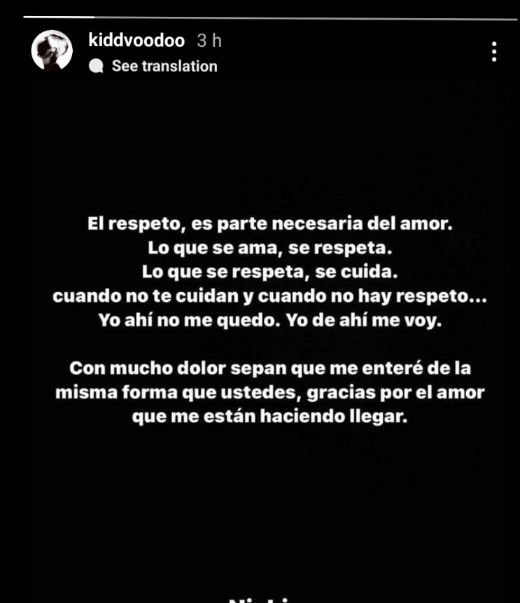 isoheel's tweet photo. kidd voodoo y young cister terminaron😔 https://t.co/Vbvvo6JL5i