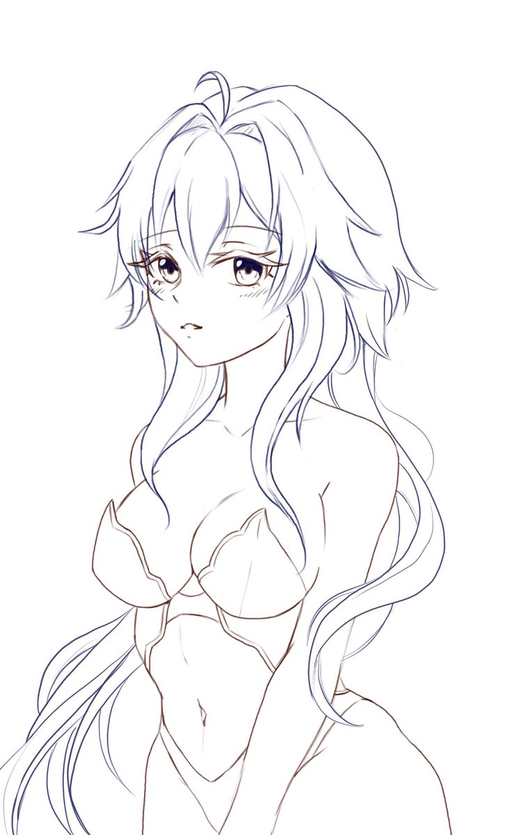 StarLatte_art's tweet photo. I usually hate my line art, but this one came out okay. https://t.co/rypZBOGgAv