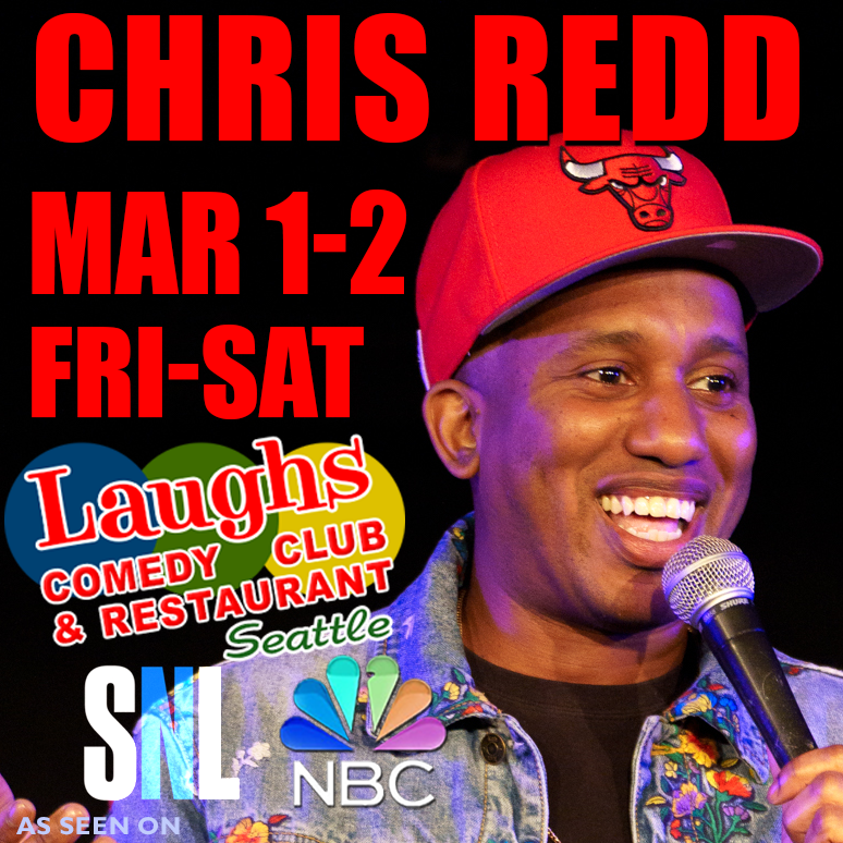 ☀️☀️ This weekend! It's the great @Reddsaidit / CHRIS REDD from @nbcsnl, Joker, and one of our favorite comedies: Popstar: Never Stop Stopping! ☀️☀️ He's one of our FAVORITE stand-ups to watch these days. You do not want to miss him, Seattle! 🎟️🎟️: chrisreddseattle.eventbrite.com