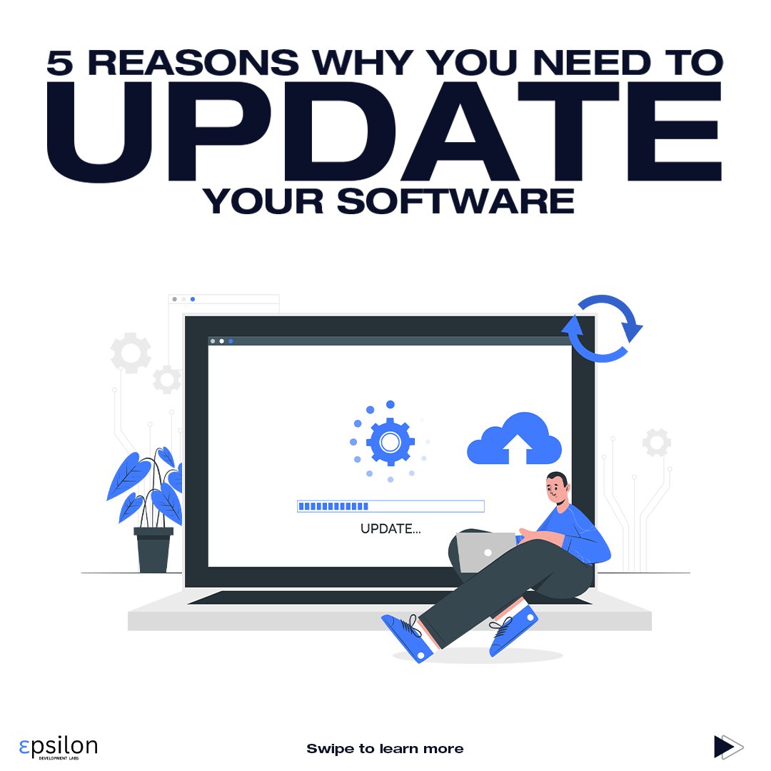 EpsilonDevs's tweet image. Have you ever wondered why you receive those update notifications? Below are 5 reasons why you should update your software.

Update security, features, improved performance, compatibility and bug fixes.

#softwareupdates #cybersecurity #techtips #digitalsafety #softwaresecurity