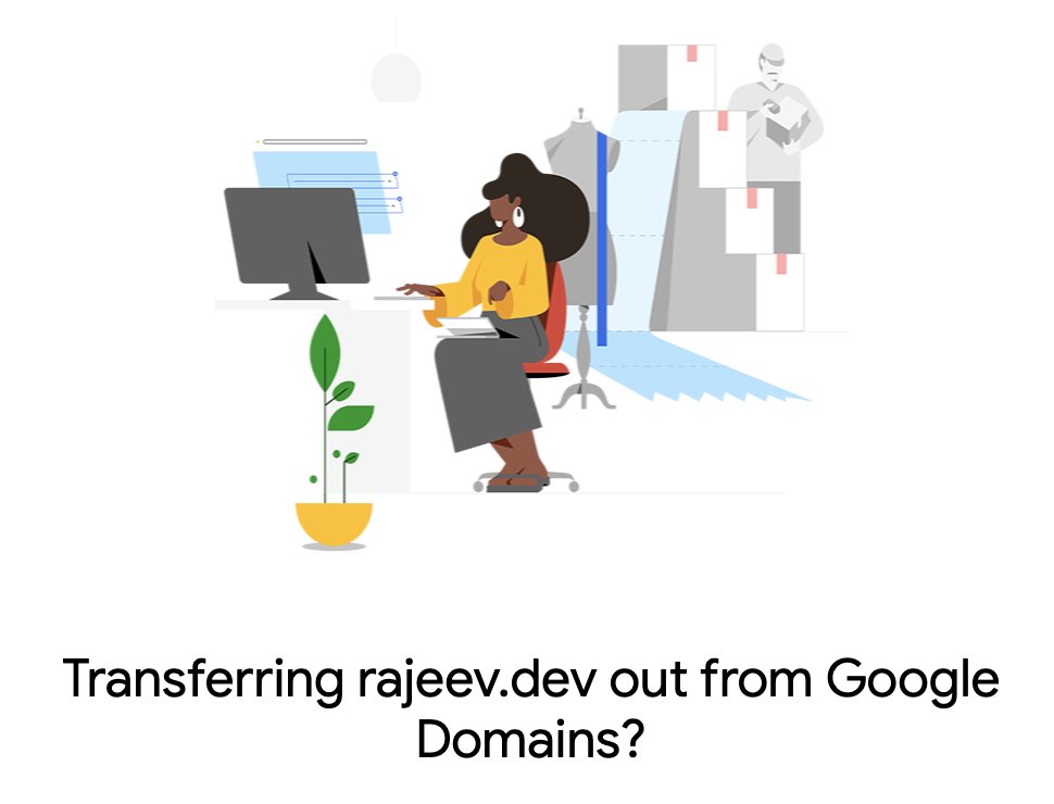 Transferred the last of my remaining domains out of Google Domains. So long #googledomains!

Well, hello @Cloudflare 👋