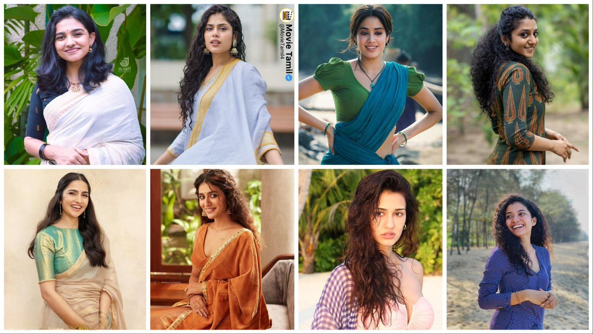 _MovieTamil's tweet photo. Other Language Actress To Debut First Tamil Films In 24 - 2025
#Mamithabaiju - #Rebel
#RukminiVasanth - #VJS51
#FariaAbdullah - #Vallimayil
#AnnaBen - #Kottukkaali
#AarshaChandiniBaiju - #Mugai
#PriyaPrakashVarrier - #NilavukkuEnmelEnnadiKobam
#VaishaliRaj - #Bullet
#DishaPatani - #Kanguva
#JanhviKapoor - #Karna
Any Favourite Actress & Movie 🎥 Name Comment 💥