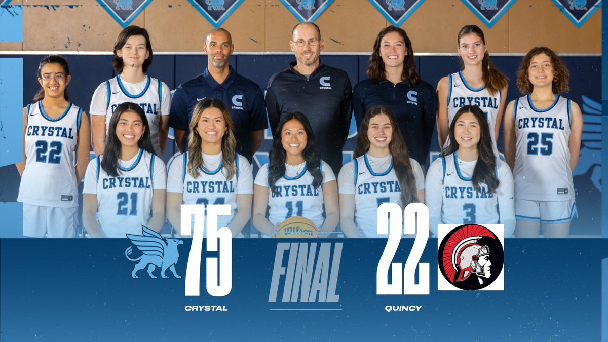 gogryphons's tweet photo. Crystal hits 14 threes on route to a CIF First Round Victory.

Jemma leads all scorers with 26. Angelica with 12, Raelyn 11, Maile with 8, Camille with 7, AANYA with two HUGE threes and Isabella with four. 

#GryphonsRising https://t.co/GalkNFAbA7