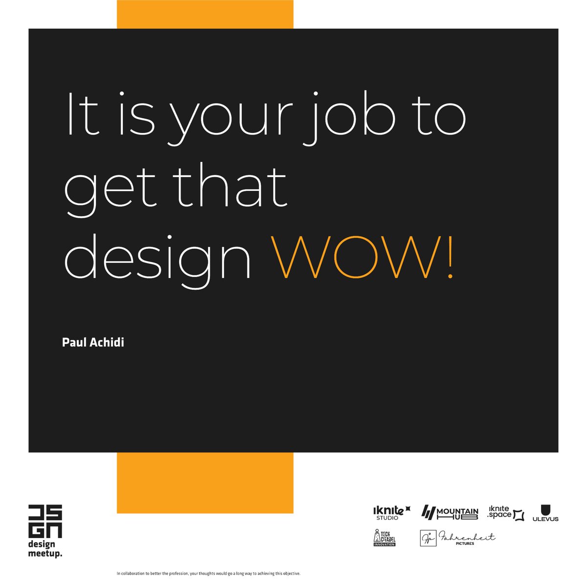 D E S I G N_M E E TUP | V2  

Wow! 

#design #meetup #adobe #ulevus #iknitestudio #iknitespace #fahrenheitpictures #tekcitadel #wouessi #mountainhub #road2cits #cits24