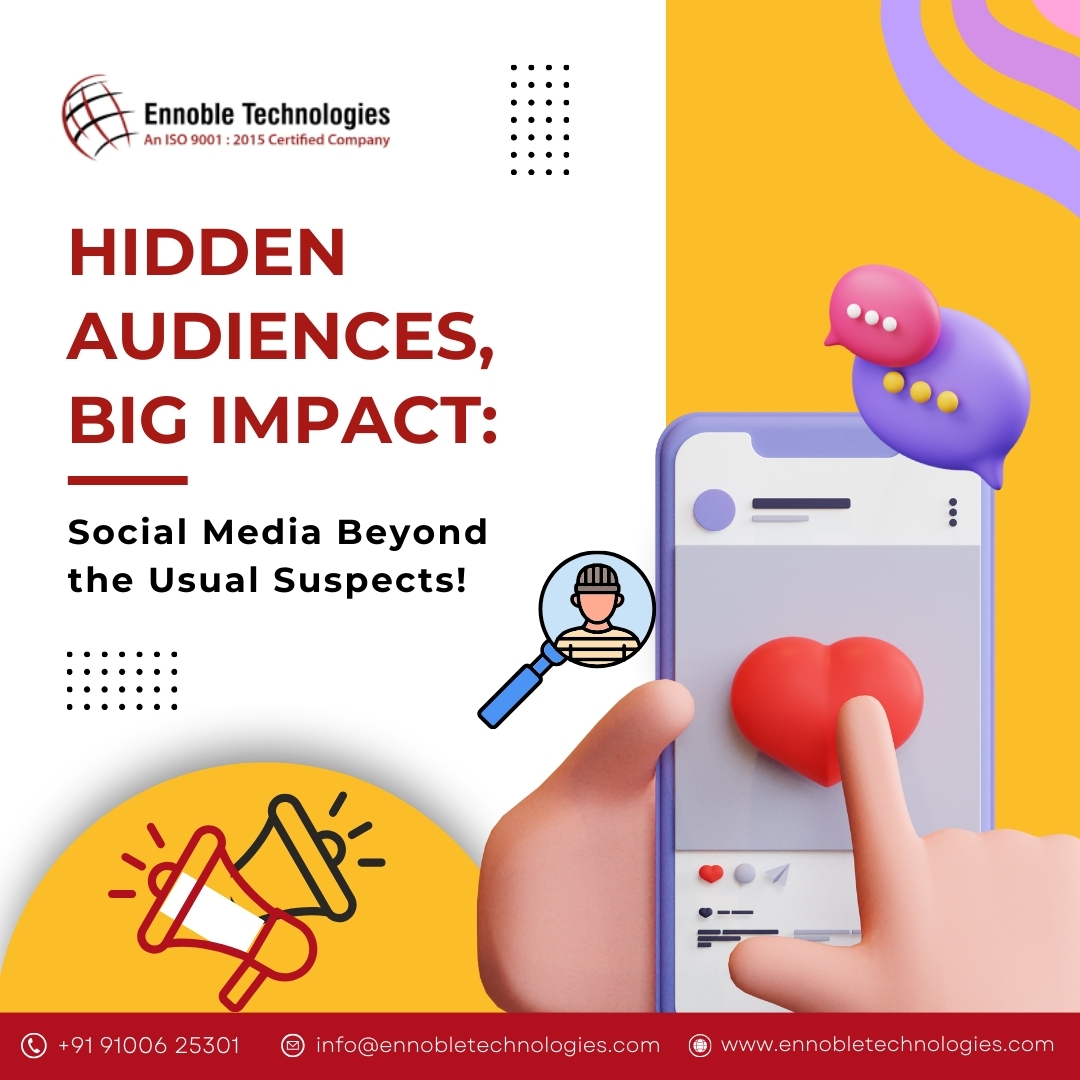 EnnobleTechno's tweet photo. 🧑🤝🧑Hidden Audiences, Big Impact: Social Media Beyond the Usual Suspects!🧑🤝🧑
🙂Forget the saturated giants! Dive into unique #socialnetworks and unlock:🔓
Don't miss the next big wave! Explore unconventional #socialmediastrategies with us.🤝
#TargetedAudience #EnnobleTechnologies https://t.co/S9v02odE9Z