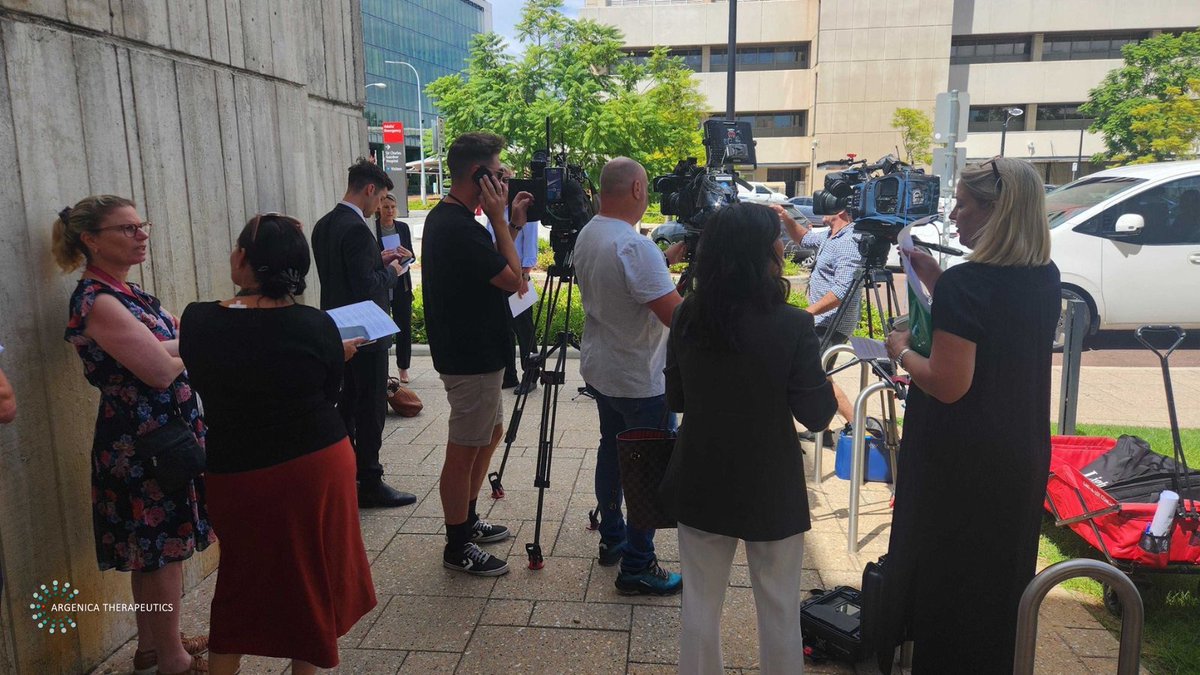 ArgenicaT's tweet image. Today, #AGN attracted national media attention with the launch of its Phase 2 clinical trial of #ARG007 in stroke patients across Australia

Here&apos;s a behind the scenes look at the media coverage at the launch.  We look forward to sharing more in coming days...