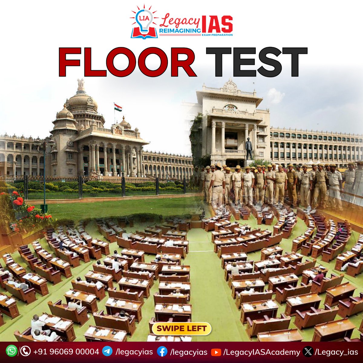 Legacy_ias's tweet photo. Unlocking the dynamics of the Floor Test in Indian politics!

#FloorTest #IndianPolitics #ParliamentaryProcedure #Constitutional #Indianconstitutional #Governor #trustvote #article163 #article174 #SCjudgement https://t.co/dZ2rvv5b2E