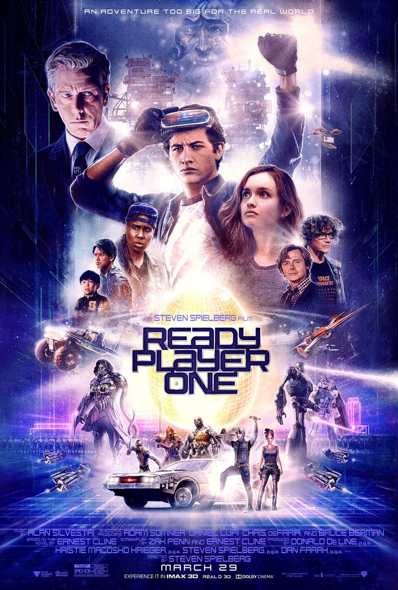 JTso87311's tweet photo. Ready Player One will be screened in class tomorrow morning. 
Ready? Fight!
#bcm325 #readyplayerone https://t.co/G2P7MsCZRJ