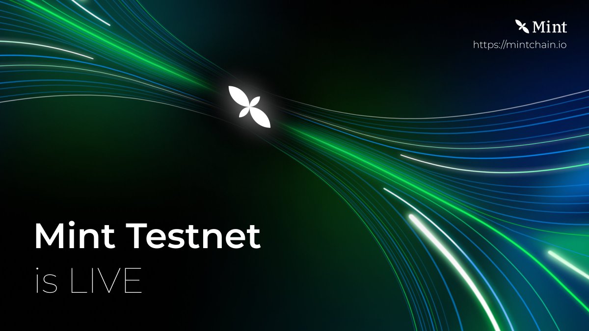 🟢 The Dawn of a New NFT Era: Mint Testnet is NOW LIVE! 🟢 

Today, we are thrilled to announce the official launch of Mint Blockchain Testnet, a groundbreaking milestone that marks the dawn of a new era for Non-Fungible Tokens (NFTs). #MintBlockchain #L2forNFT

With the Mint