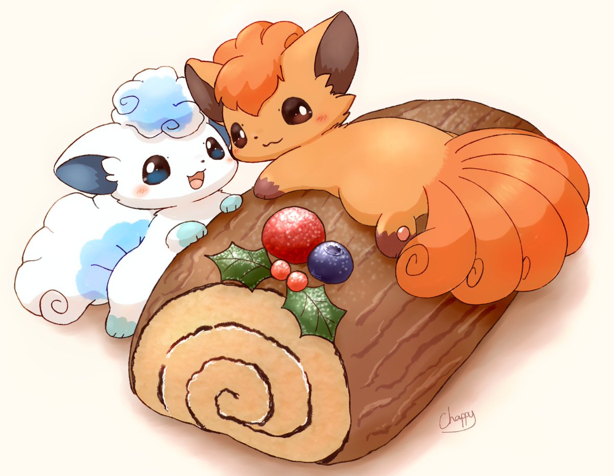 ポケモン「ポケモン×食べ物モチーフのイラストまとめ 」|チャッピー🦊🐾のイラスト
