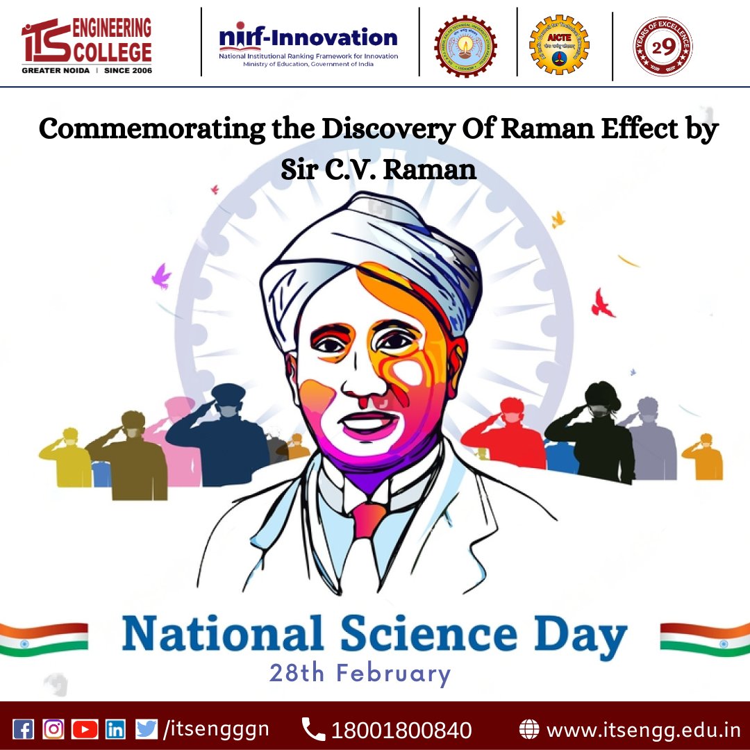 ITSEngggn's tweet image. Happy National Science Day from ITS Engineering College Greater Noida! Let's celebrate the spirit of scientific inquiry, innovation, and progress that drives us forward.
#NationalScienceDay #ITSEngineeringCollege #ScienceForProgress