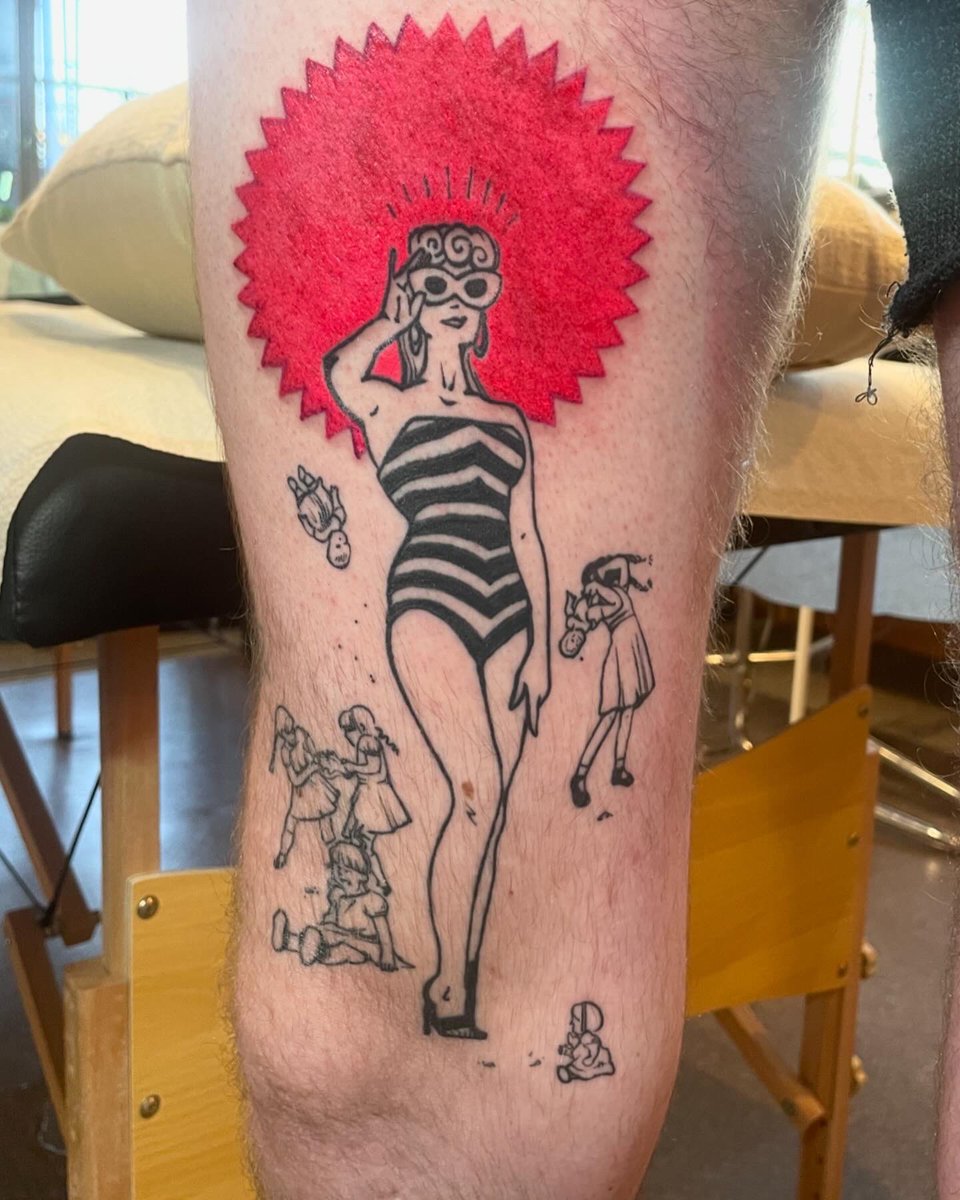 FirestarterInk's tweet image. Some pieces that are part way done or wrapping up smaller aspects