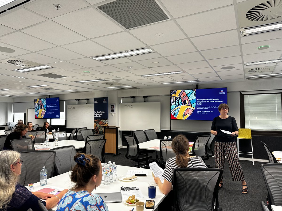 Heard so much about the 'gender pay gap' lately? GFAR's Dr Alexandra Peralta led a pivotal workshop on Gender Analysis & the South Australian Budget, diving deep into gender-responsive budgeting! Big thanks to these incredible women for making our society better and fairer!🙌