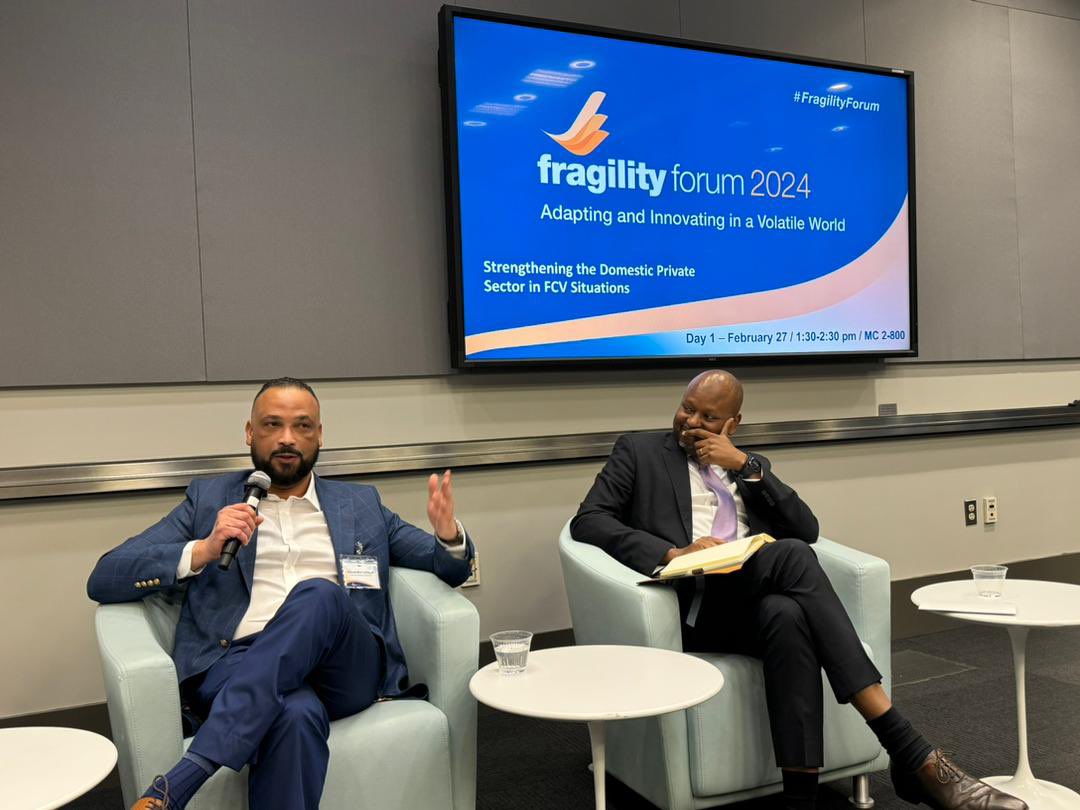 buyoya_olivier's tweet image. This week I am taking part in the @WorldBank’s 2024 #FragilityForum to share how @IFCAfrica is supporting the private sector to adapt, innovate and transform livelihoods in volatile settings including in the #Sahel where many countries are affected by fragility or conflict.…