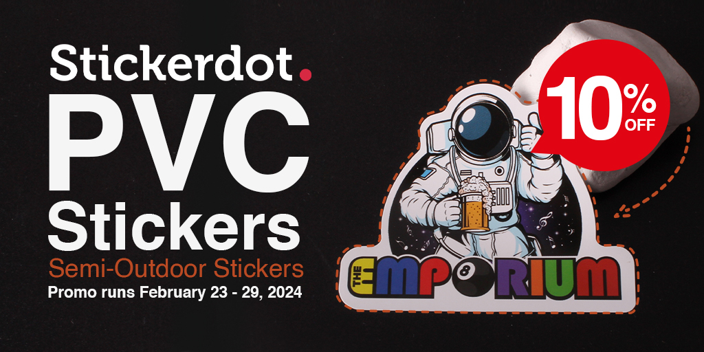 StickerDot's tweet image. We're making custom #PVCStickers a household name! 💖

 It's a vinyl sticker that is thicker than regular materials.  👌✨

Commonly used for cosmetic products, branding labels, letter seals and jar labels.

Order yours at 10% OFF!🛒 bit.ly/48rPY0L
.
.
.
#nz #stickers