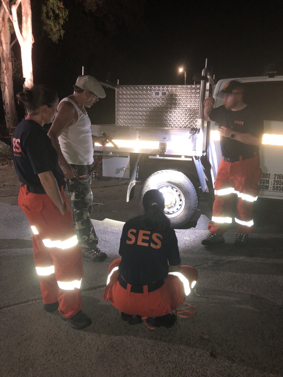 bog_out's tweet photo. Brave Holloways Beach SES volunteers. Fast moving waters and obstacles making it the most dangerous work of SES. Only 5 vols out of 22 live in Holloways. Our thanks with a small donation in case of future bogging. Join SES now. ⁦@CairnsLocalNews⁩ ⁦@QldFES⁩ https://t.co/itnt4DhrHP