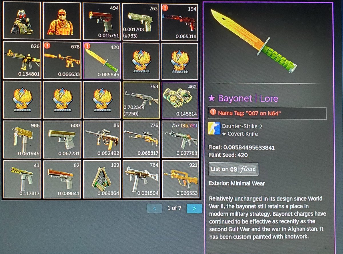 Gold loadout