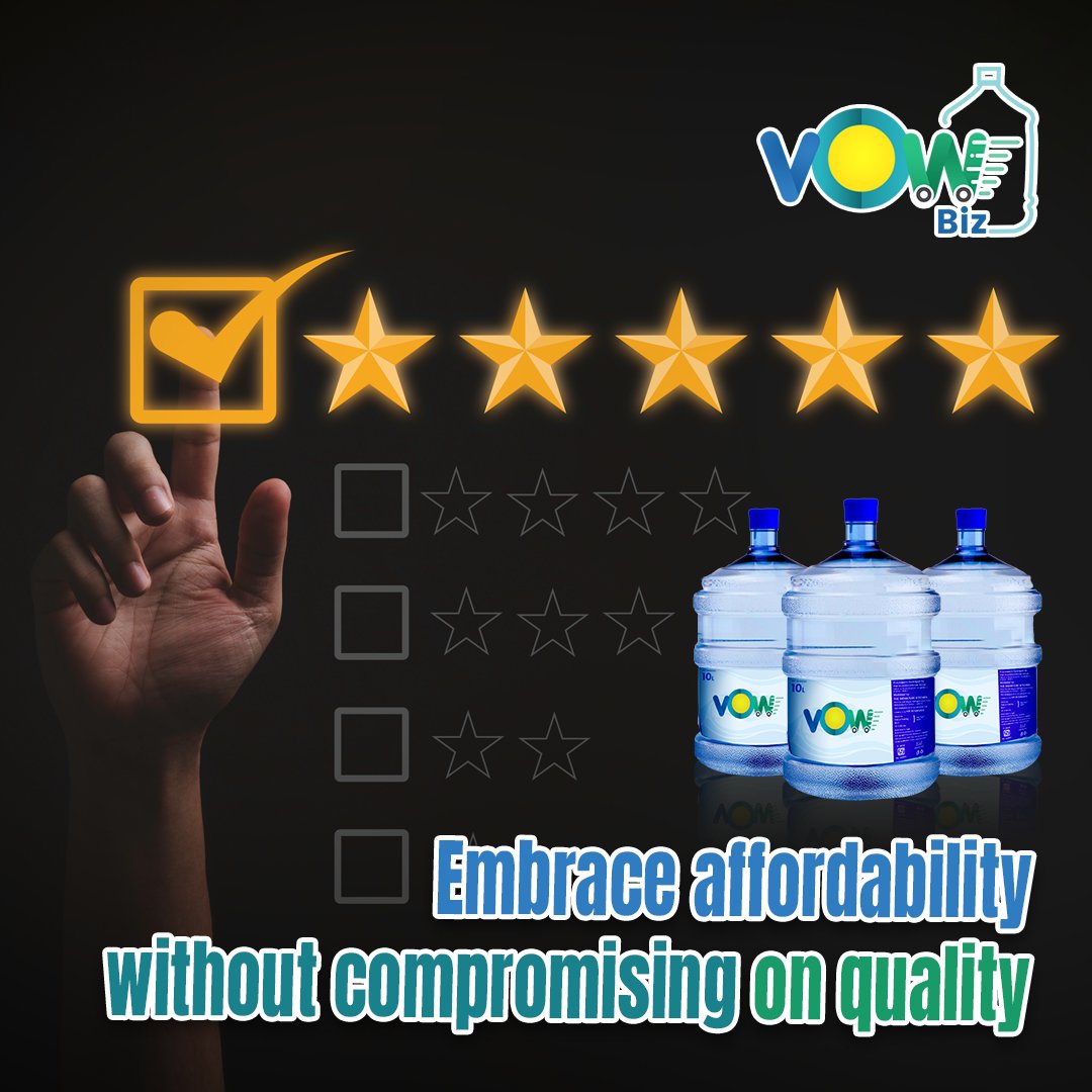 Embrace affordability without compromising on quality!
 
#HealthBoost #VOWWater #MineralRich #StayHydratedStayHealthy #Onlineshopping #EverydayEssentials #VOWforWater #EndPlasticPollution #VowWater